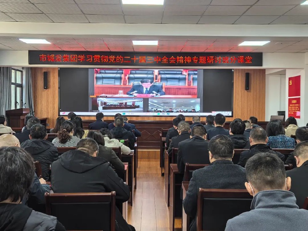 best365足球官网集团开展学习贯彻党的二十届三中全会精神专题研讨班分课堂活动